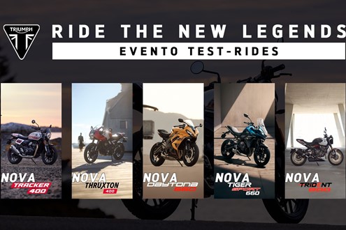 Triumph mostra 5 novos modelos, em 5 eventos de test-ride, de Norte a Sul do país - Ride The New Legends