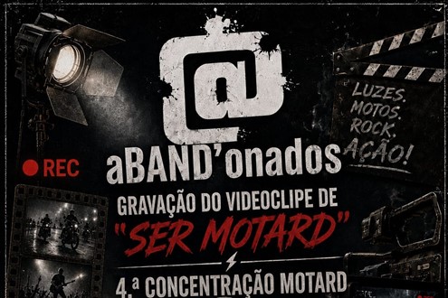 Banda Os aBando’nados vai gravar música ‘Ser Motard’ ao vivo - 4.ª Concentração Motard do Motoclube Motores da Plaina