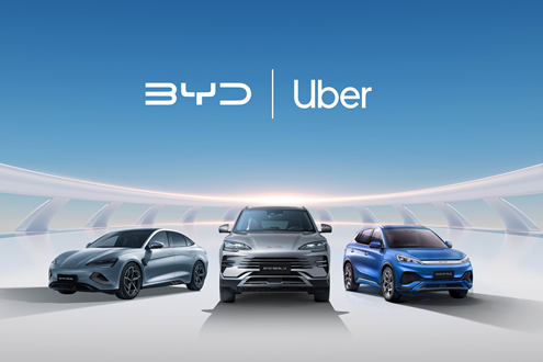 BYD e Uber estabelecem parceria estratégica - Oferecer melhores preços e ofertas de financiamento de veículos elétricos para motoristas da Uber