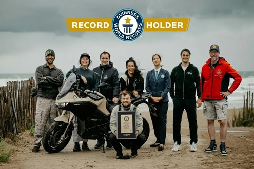 Zero Motorcycles estabelece um novo recorde no Livro do Guinness World Records - 436,5 kilómetros com uma só carga!