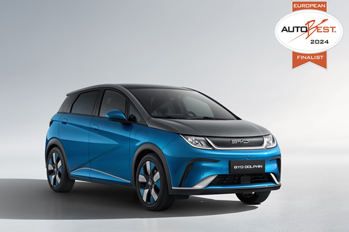 Novo BYD DOLPHIN é um dos quatro finalistas dos prémios AUTOBEST 2024 - O modelo está nomeado na categoria “A Melhor Compra Automóvel da Europa 2024”