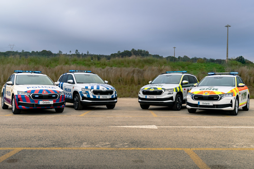 Škoda entrega 400 viaturas às forças de segurança - Modelos Škoda Octavia, Karoq e Kodiaq escolhidos pela fiabilidade, segurança, habitabilidade e espaço para carga 