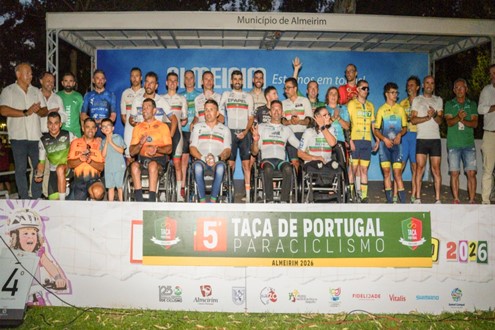 Almeirim recebeu quinta e penúltima prova da Taça de Portugal de Paraciclismo