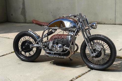 BMW R Springer “Chrome”: a R90 que a Lord Drake Kustoms vestiu de cromados, latão e cabedal.