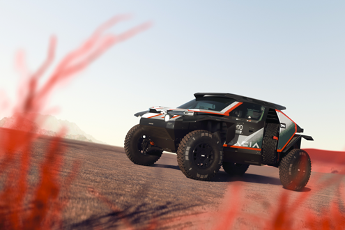 Dacia apresenta o Sandrider, movido com combustível sintético - Protótipo que vai ser pilotado pela equipa Dacia Sandriders no Rali Dakar