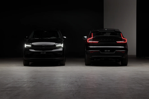 Novos Volvo EX40 e EC40 Black Edition - Versões especiais partindo da versão equipamento Plus