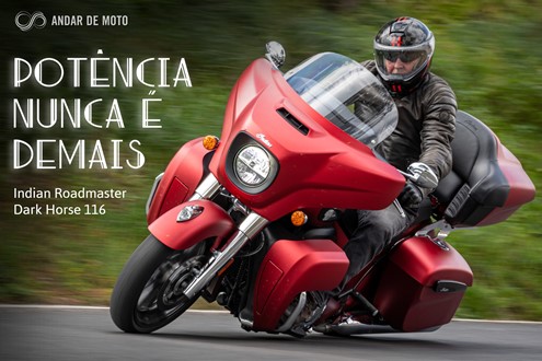 Teste Indian Roadmaster Dark Horse 116 - Potência nunca é demais