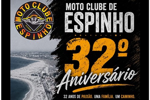 Festa do 32.º aniversário do Moto Clube de Espinho, dia 1 de agosto