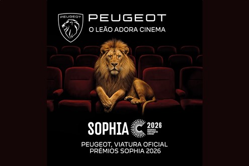 A Peugeot é patrocinadora oficial dos “Prémios Sophia 2026”