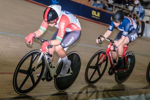 Maria Martins às portas do pódio no Omnium em Prostejov