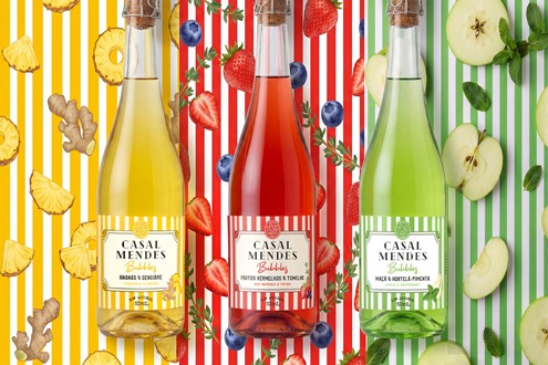 Casal Mendes volta a surpreender com lançamento de três Bubbles - Três cocktails aromatizados efervescentes a pensar nos dias mais longos