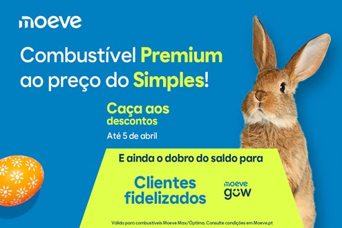 Moeve coloca combustíveis Premium ao preço dos Simples - Campanha “Caça aos Descontos” até 5 de abril