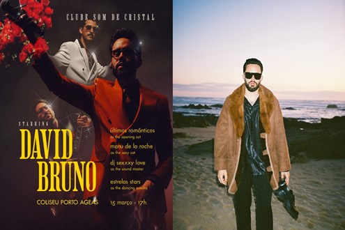 David Bruno é o cabeça-de-cartaz na estreia do Club Som de Cristal no Coliseu Box - Em modo matinê e estilo kitsch a 15 de Março