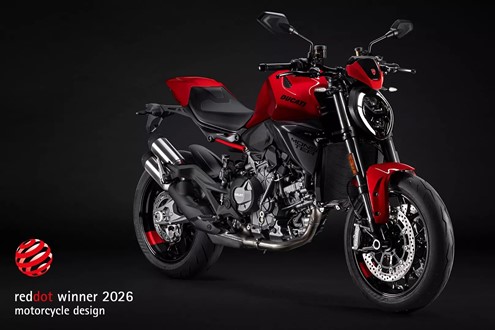 Ducati Monster distinguida com Red Dot Design Award 2026