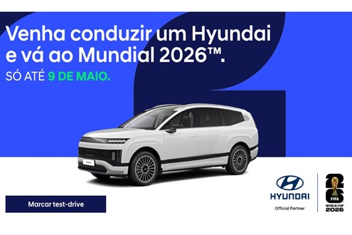 Hyundai lança campanha de test-drives que vale experiência única no Mundial de Futebol de 2026 - Poderá participar num passatempo que vale uma viagem dupla aos Estados Unidos para assistir ao jogo Portugal – Uzbequistão