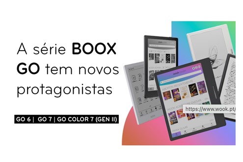 WOOK e Worten apostam em nova gama de eReaders BOOX GO