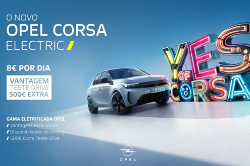 Gama eletrificada Opel com ofertas únicas -  Até ao final do ano e disponível desde 8 euros/dia