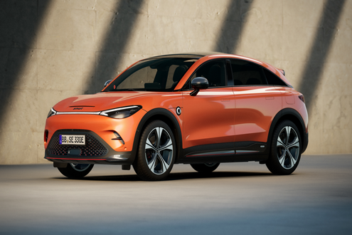 Estreia europeia do smart #3  - O SUV coupé totalmente elétrico numa gama que está a crescer