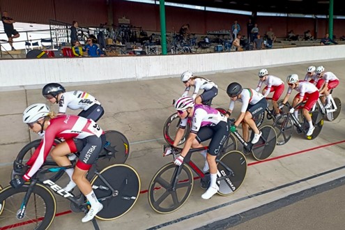 Daniela Campos é quinta classificada no Omnium no GP Brno Track Cycling