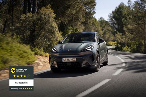 Cupra Raval obtém classificação de 5 estrelas Euro NCAP  - Já ao abrigo do novo Protocolo de Avaliação de Segurança de 2026