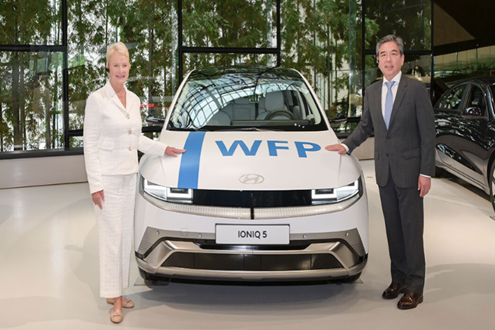 Hyundai e ONU estabelecem parceria para eletrificação da frota do Programa Alimentar Mundial - Para promover a sustentabilidade nas operações humanitárias através da doação de veículos elétricos 