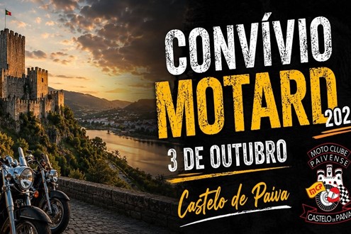 Convívio Motard em Castelo de Paiva, no dia 3 de outubro