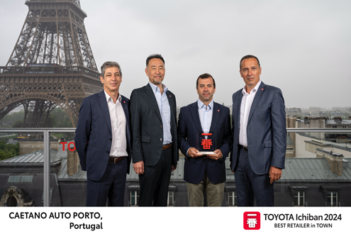 Toyota reconhece os seus concessionários Ichiban - Caetano Auto Porto  eleita como  Concessionário Ichiban 2024 em Portugal