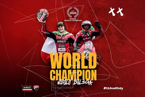 Nicolò Bulega é o Campeão do Mundo de Superbikes 2026
