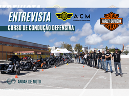 Curso de condução avançada para motociclos ACM - Harley-Davidson