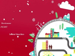 Mensagem de Natal da Vespa