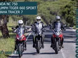 O Video do Comparativo Triumph Tiger 660 Sport vs Yamaha Tracer 7 vs Honda NC 750 X