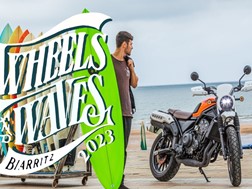 Vídeo Weels & Waves 2023 - Biarritz com a Honda CL500