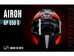 Apresentação do capacete AIROH GP 550 S
