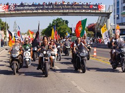 O desfile na Cidade, foi um dos momentos mais altos da 36a Concentração de motos de Faro 2017