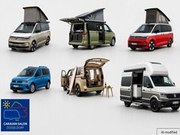 Volkswagen Veículos Comerciais apresenta o seu universo de soluções modernas para campismo no Caravan Salon 2026