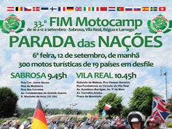 Sabrosa recebe 33º FIM Motocamp  - Centenas de motociclistas «invadem» Norte de Portugal