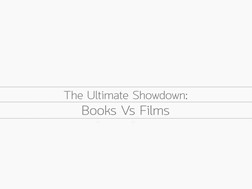Livros Vs Filmes