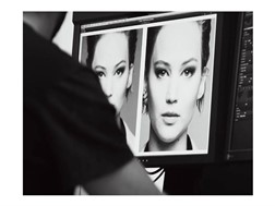 Jennifer Lawrence em campanha para a Dior