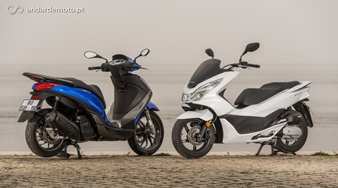 Comparativo Honda PCX 125 vs Piaggio Medley 125