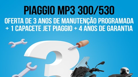 Campanha Piaggio MP3 300 e 530