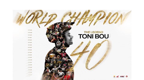 Beyond the Bike: Dois Campeonatos por ano. Todos os anos. Durante duas décadas consecutivas. O rei incontestável do Trial - Em 2026, Toni Bou, o «Rei do Trial», conquistou o seu incrível 40.º título mundial FIM