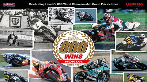 A Honda Volta a Fazer História: 800 Vitórias em Provas de MotoGP