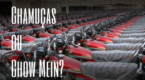 Motociclismo do futuro: Chamuças ou Chow Mein?