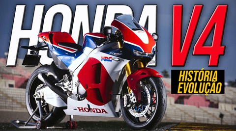 O Motor V4 da Honda – História da sua Evolução
