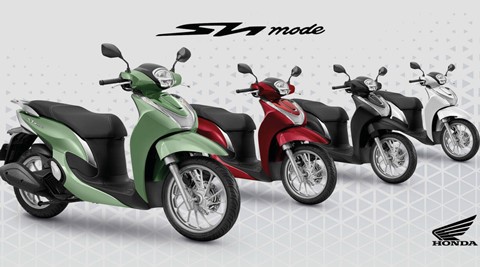 SH Mode 125 27YM recebe novo visual, nova tecnologia e novas opções de cor - Novas opções de cor renovam o visual da popular scooter urbana da Honda