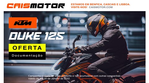 CAMPANHA OFERTA DOCUMENTAÇÃO - Compre a sua KTM Duke 125/HUSQVARNA Svartpilen 125