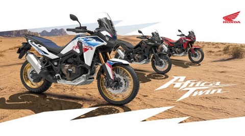 Novas cores e grafismos vibrantes para as Honda CRF1100L Africa Twin e CRF1100L Africa Twin Adventure Sports 2026