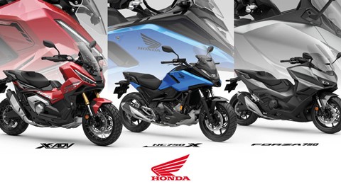 Nova imagem para modelos de referência: populares X-ADV, Forza 750 e NC750X dão início à gama de estrada Honda 2027 com novas cores