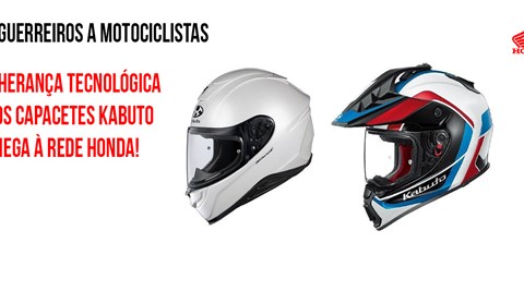 De Guerreiros a Motociclistas: a herança tecnológica dos capacetes Kabuto chega à rede Honda