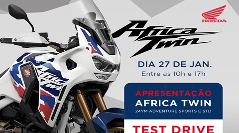 Apresentação e Teste Drive da Honda Africa Twin 2024